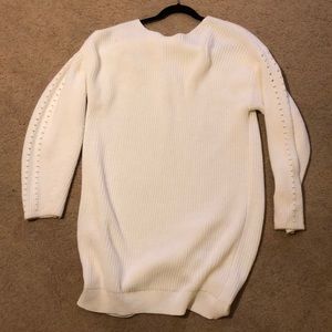 ASOS white sweater dress